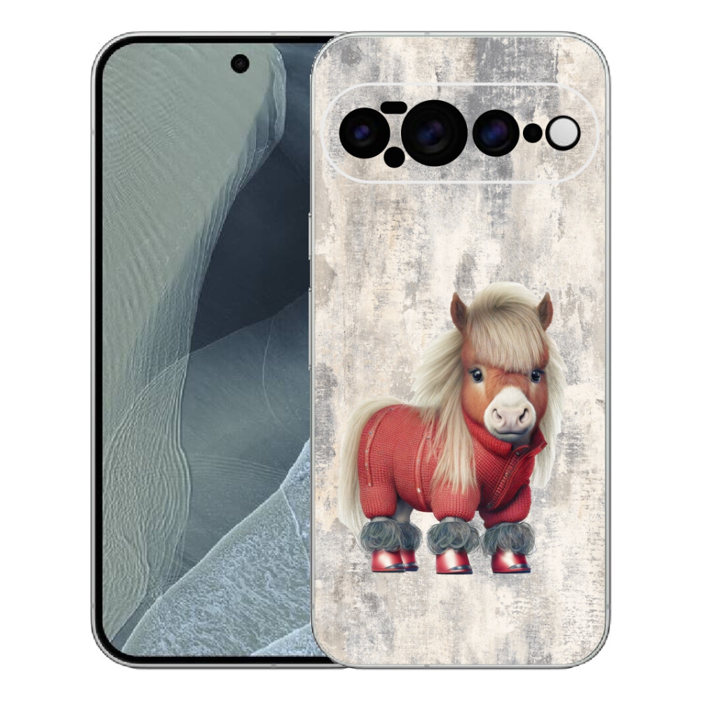 Gelový kryt mmCase na Google Pixel 11 Pro XL - poník ve svetru