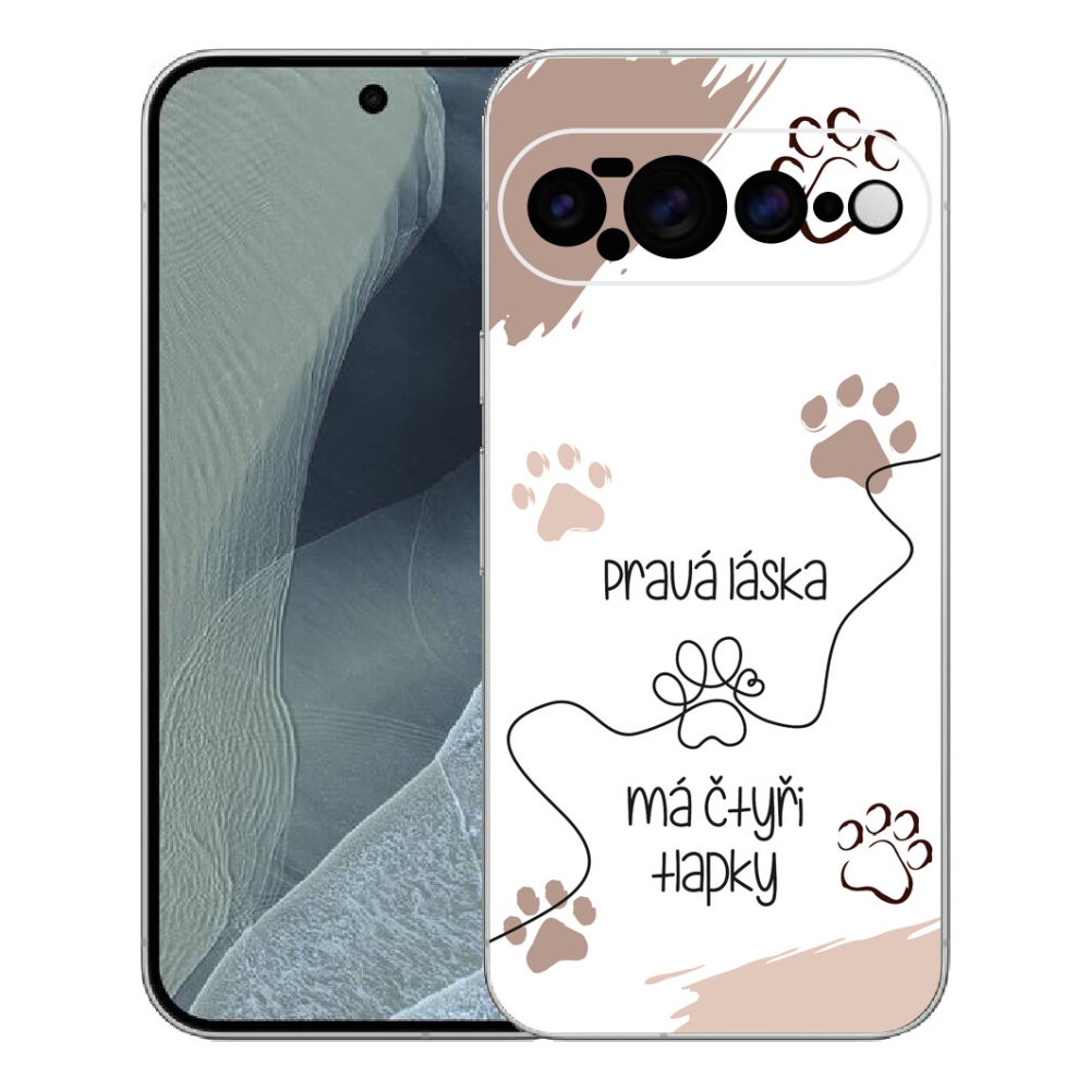 Gelový kryt mmCase na Google Pixel 11 Pro XL - psí motiv 1 bílé pozadí
