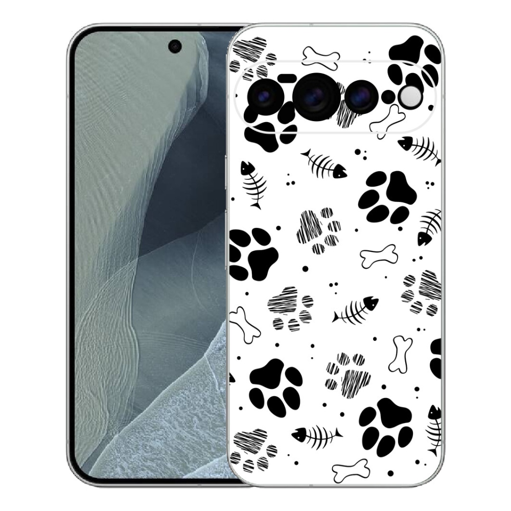 Gelový kryt mmCase na Google Pixel 11 Pro XL - psí tlapky 1