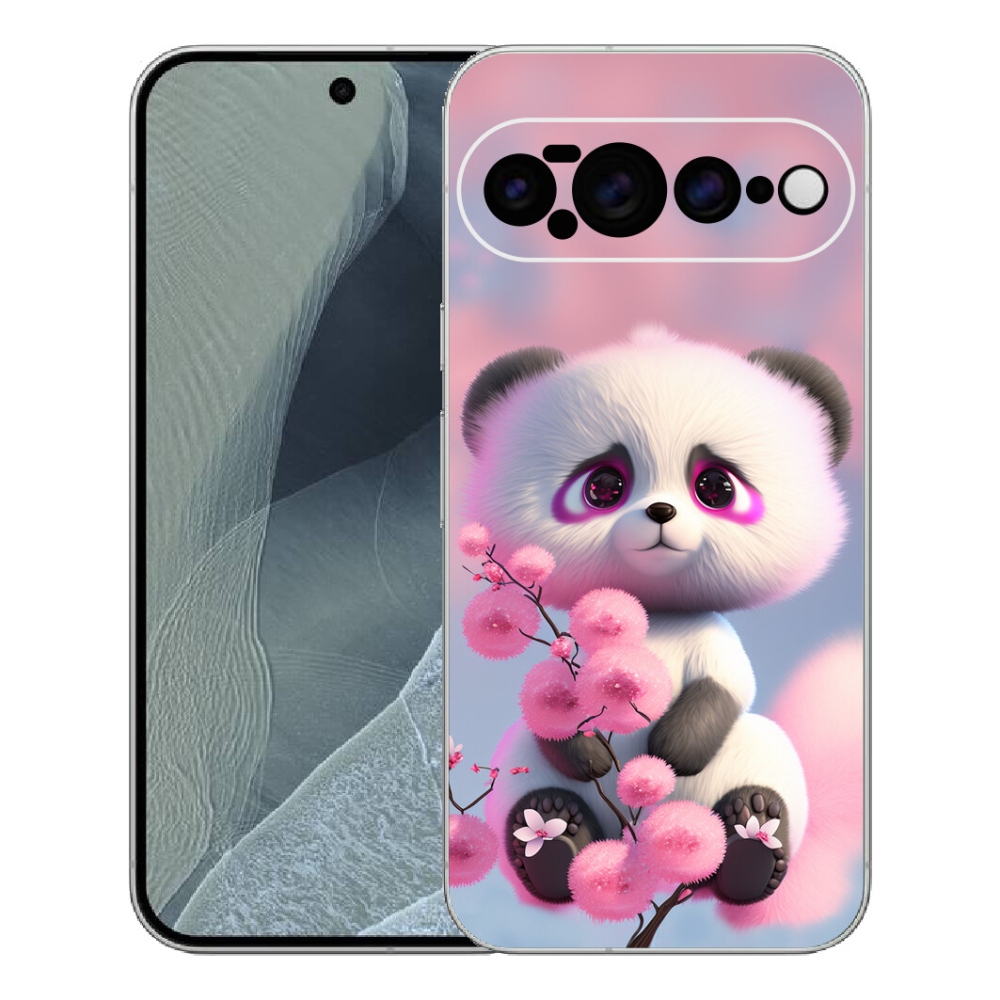 Gelový kryt mmCase na Google Pixel 11 Pro XL - roztomilá panda 1