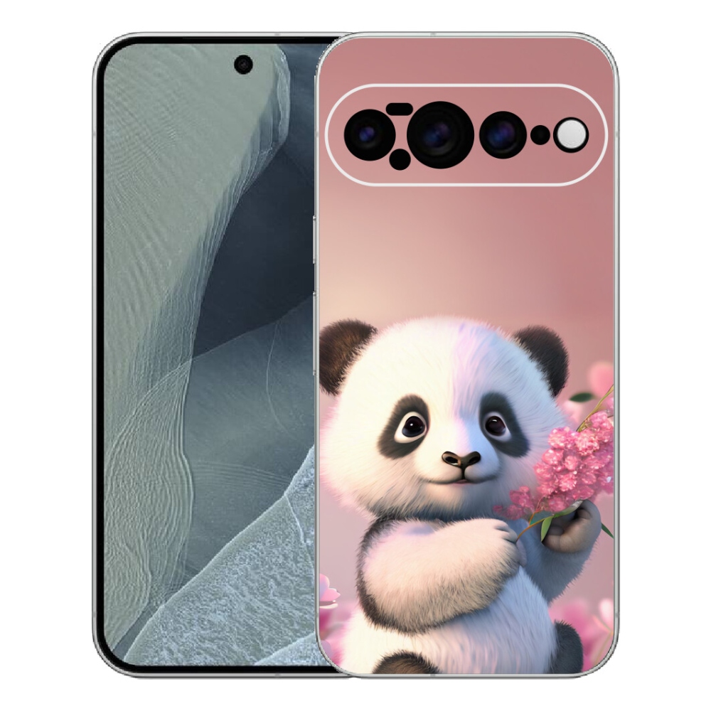 Gelový kryt mmCase na Google Pixel 11 Pro XL - roztomilá panda