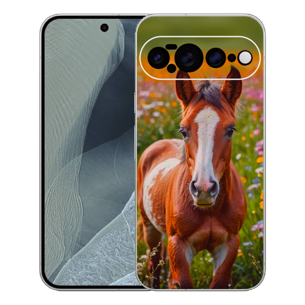 Gelový kryt mmCase na Google Pixel 11 Pro XL - roztomilé hříbě