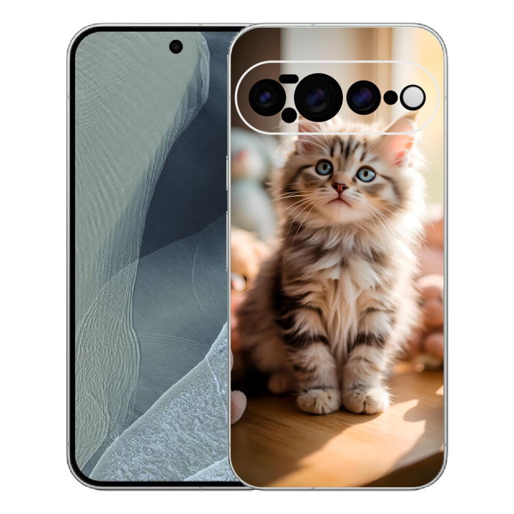Gelový kryt mmCase na Google Pixel 11 Pro XL - roztomilé kotě 10
