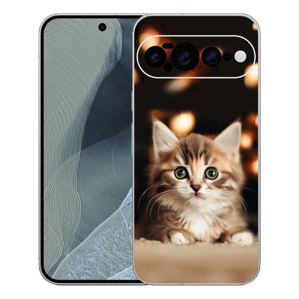 Gelový kryt mmCase na Google Pixel 11 Pro XL - roztomilé kotě 2