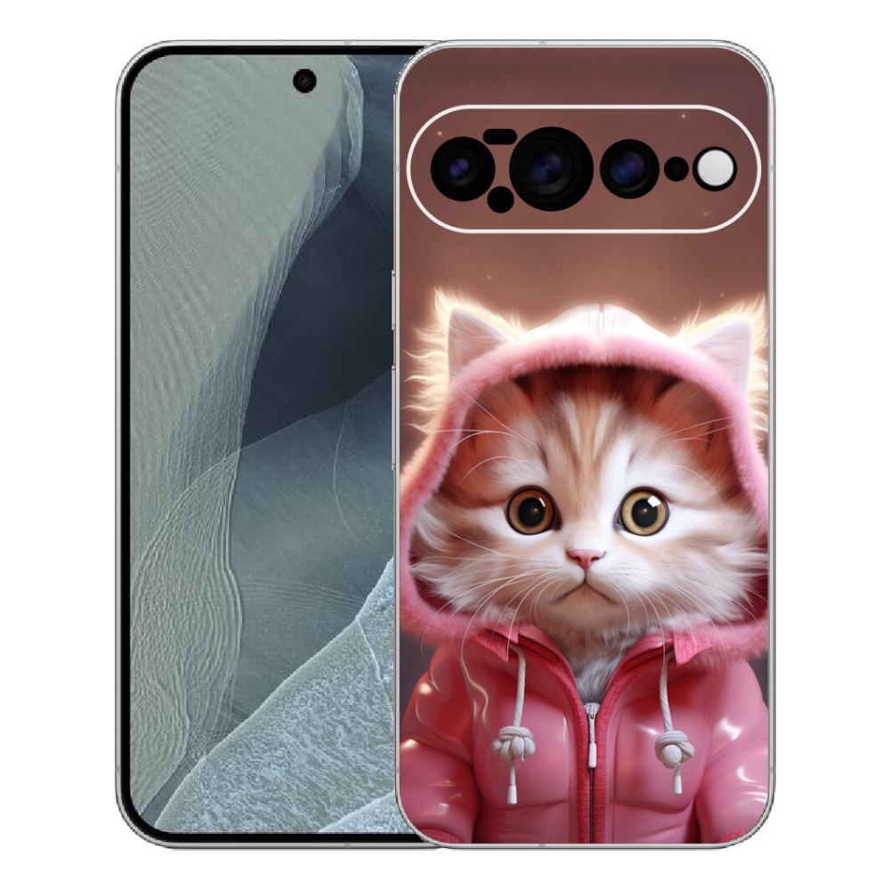 Gelový kryt mmCase na Google Pixel 11 Pro XL - roztomilé kotě 3