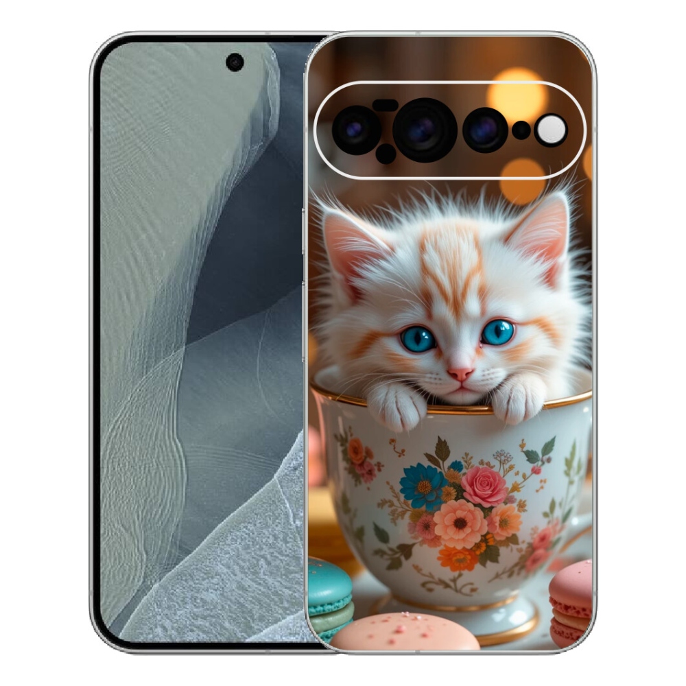 Gelový kryt mmCase na Google Pixel 11 Pro XL - roztomilé kotě 6