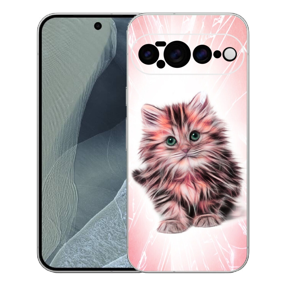 Gelový kryt mmCase na Google Pixel 11 Pro XL - roztomilé kotě