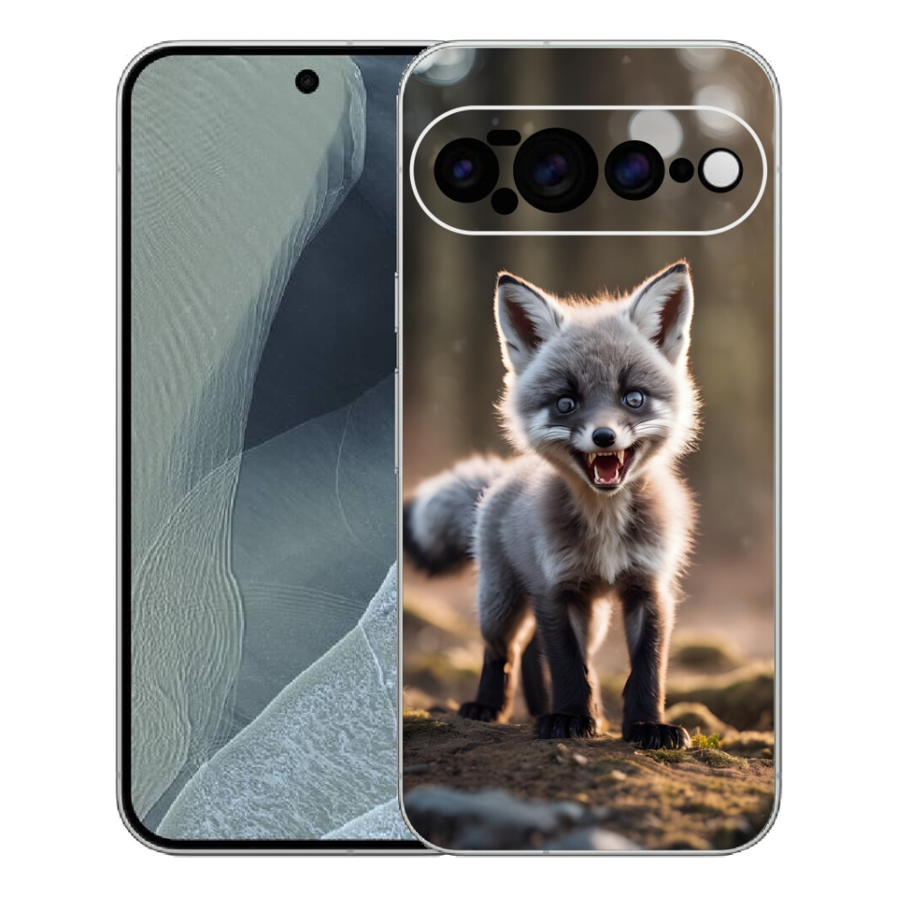 Gelový kryt mmCase na Google Pixel 11 Pro XL - rozzuřená liška