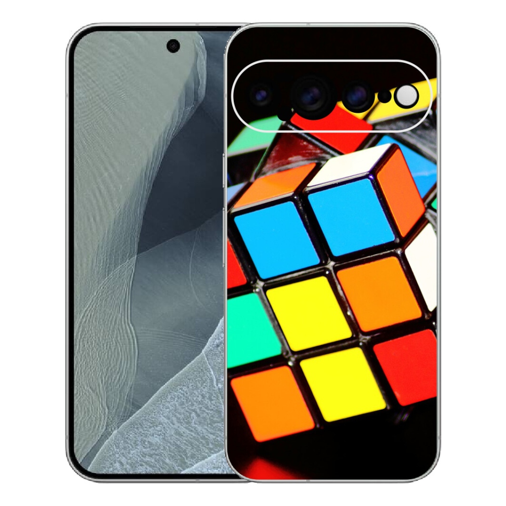 Gelový kryt mmCase na Google Pixel 11 Pro XL - rubikova kostka