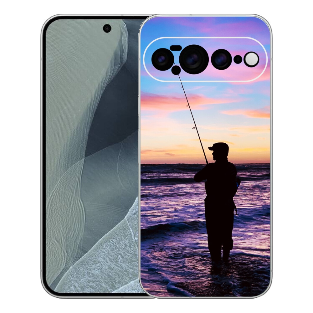 Gelový kryt mmCase na Google Pixel 11 Pro XL - rybaření 1