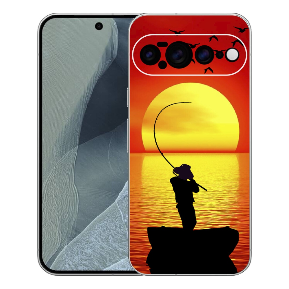 Gelový kryt mmCase na Google Pixel 11 Pro XL - rybaření