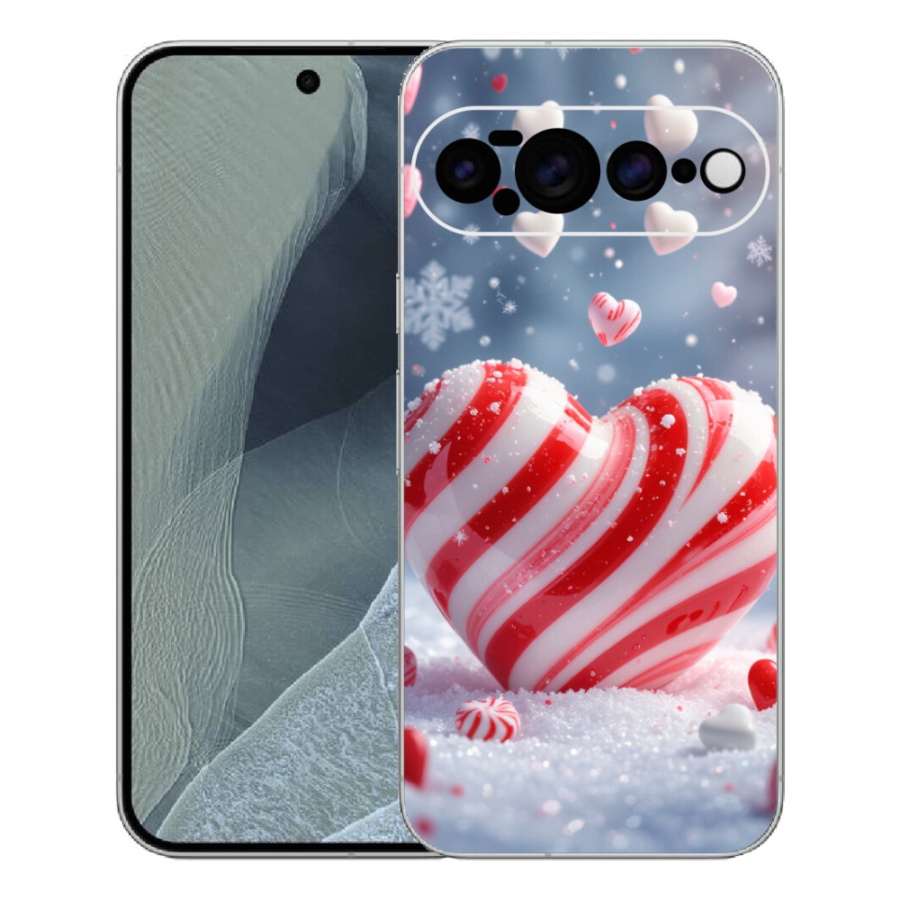 Gelový kryt mmCase na Google Pixel 11 Pro XL - sladké srdce