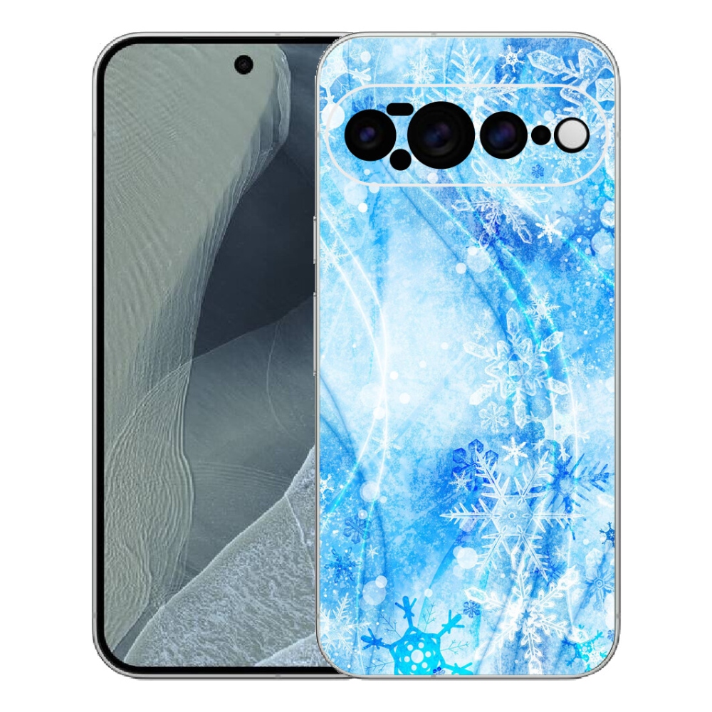 Gelový kryt mmCase na Google Pixel 11 Pro XL - sněhové vločky