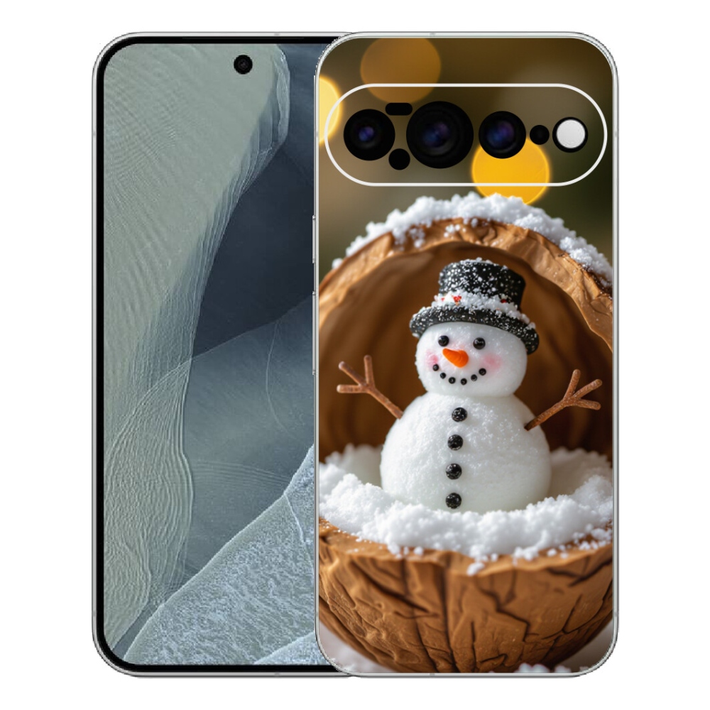 Gelový kryt mmCase na Google Pixel 11 Pro XL - sněhulák 4