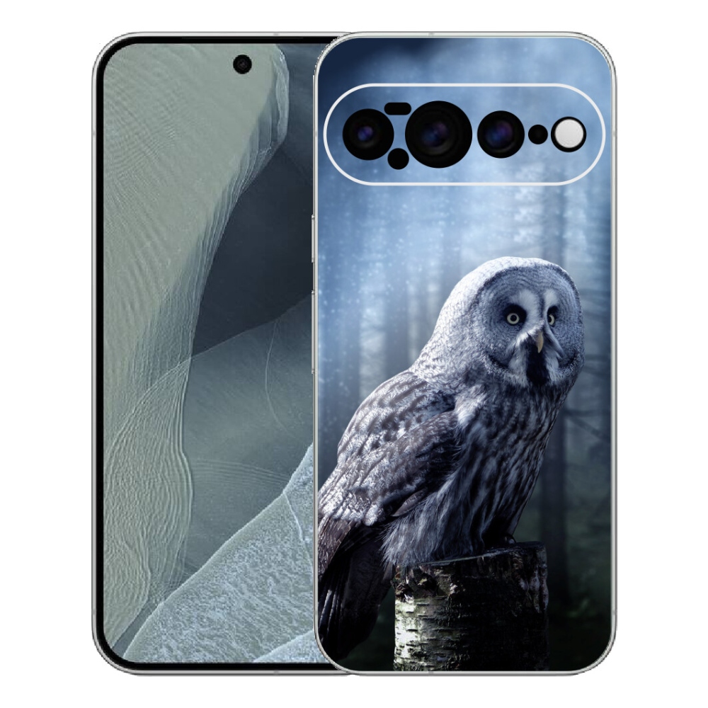 Gelový kryt mmCase na Google Pixel 11 Pro XL - sova
