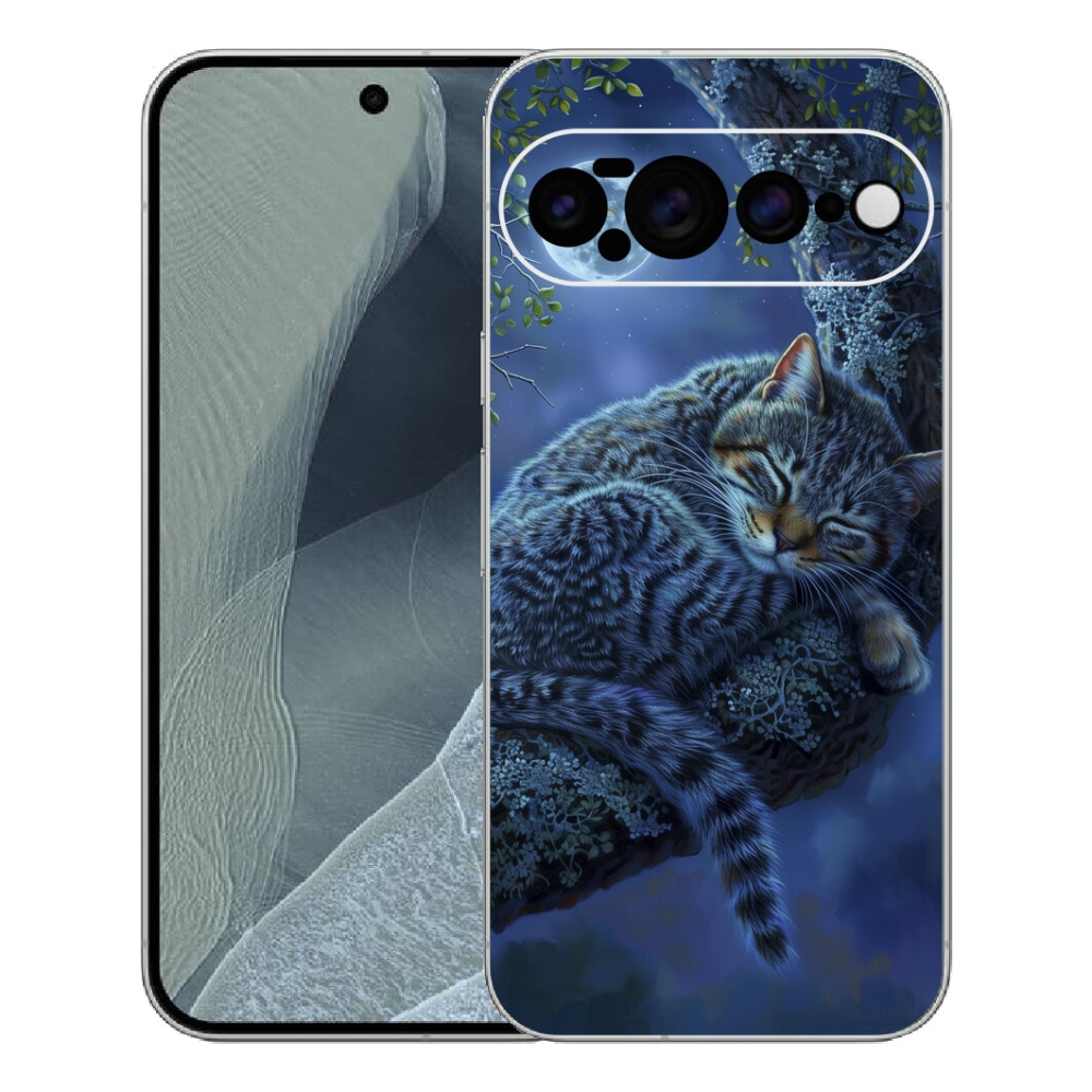 Gelový kryt mmCase na Google Pixel 11 Pro XL - spící kočka