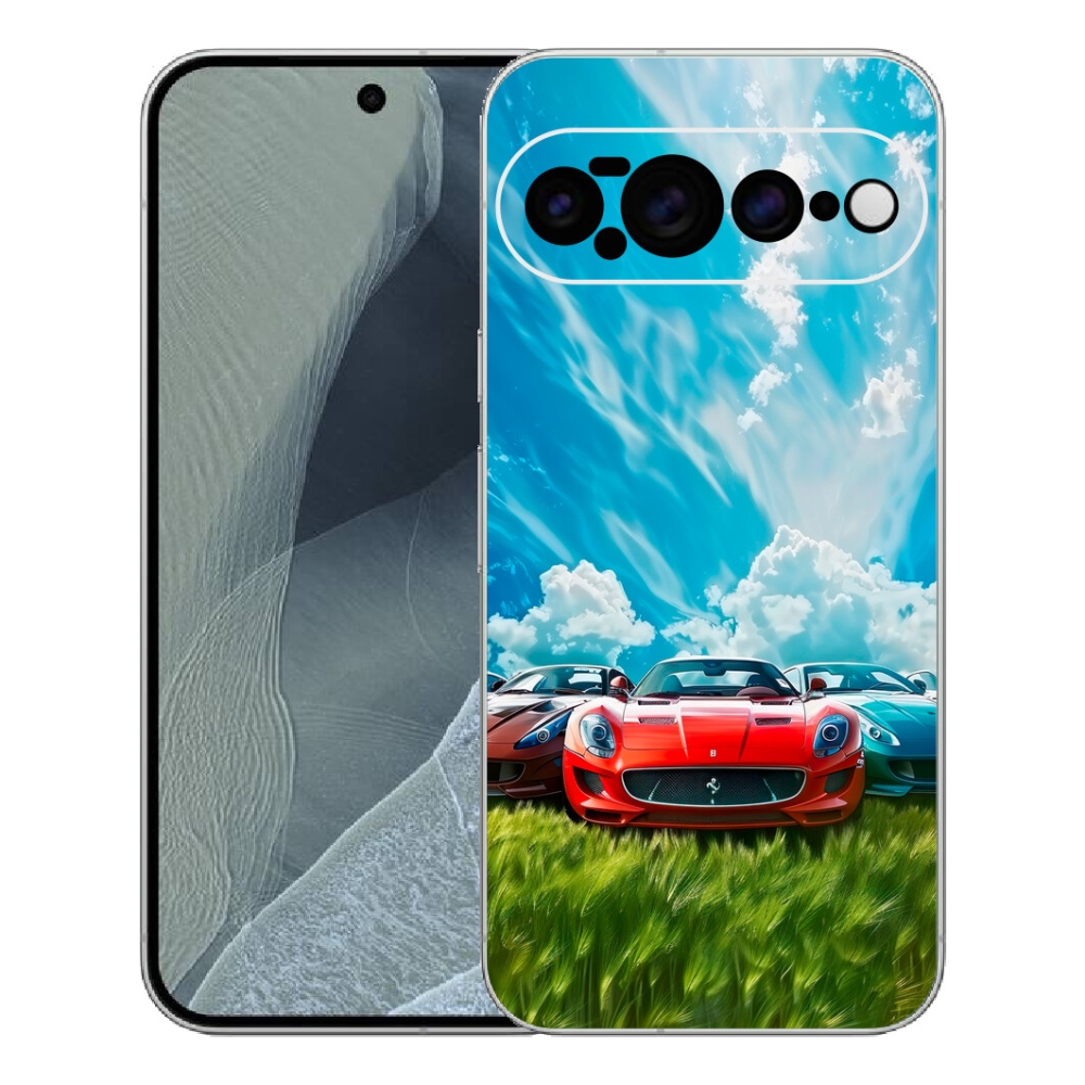 Gelový kryt mmCase na Google Pixel 11 Pro XL - sportovní vozy