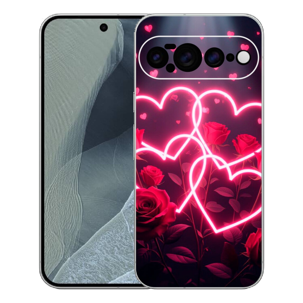 Gelový kryt mmCase na Google Pixel 11 Pro XL - srdce lásky
