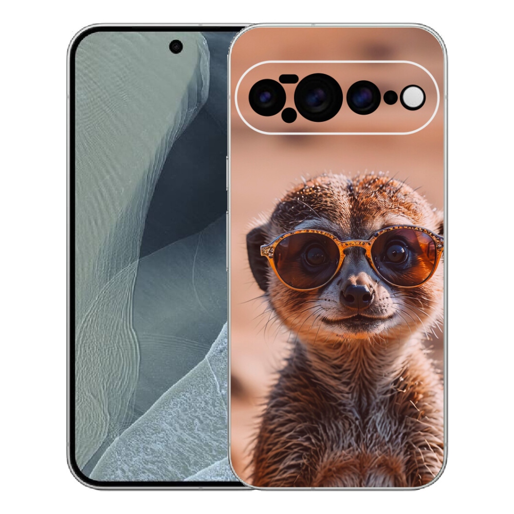 Gelový kryt mmCase na Google Pixel 11 Pro XL - stylová surikata
