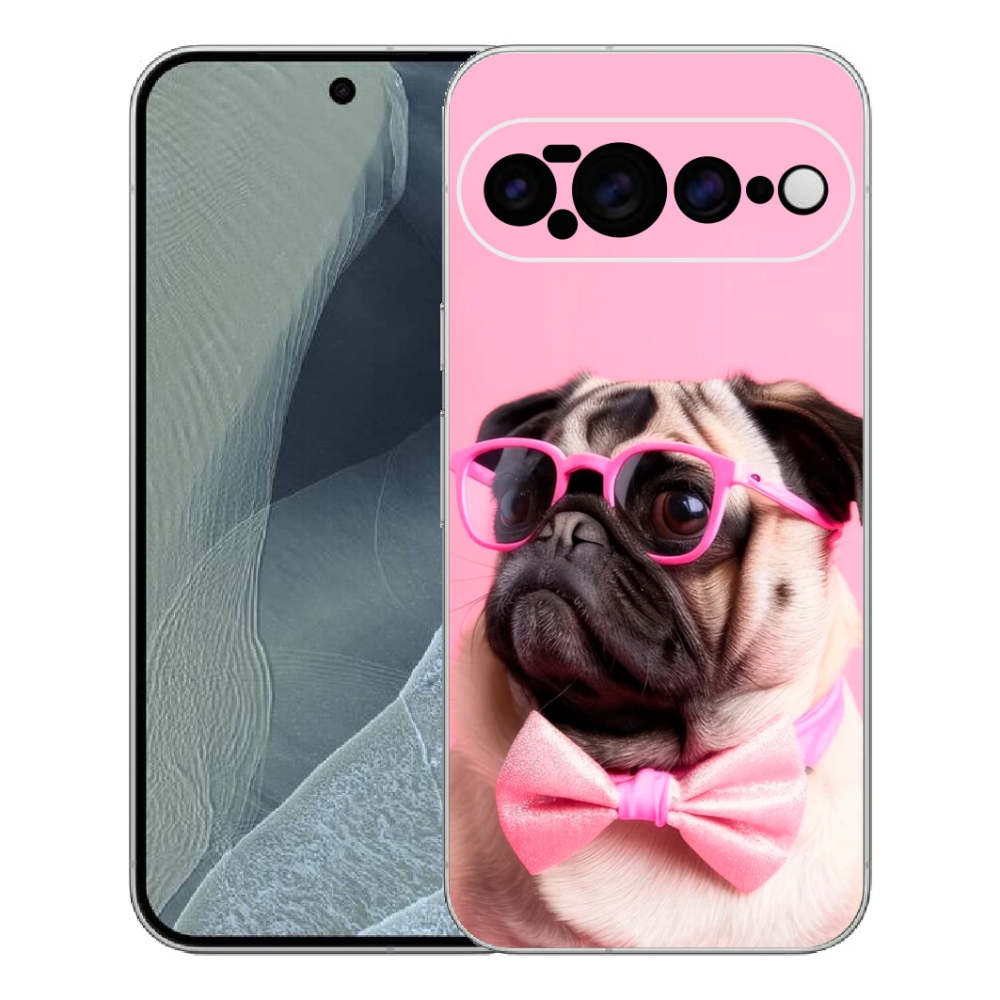 Gelový kryt mmCase na Google Pixel 11 Pro XL - stylový mops