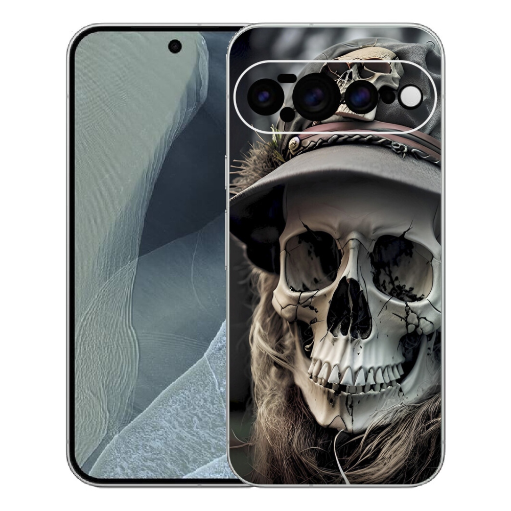 Gelový kryt mmCase na Google Pixel 11 Pro XL - temná lebka