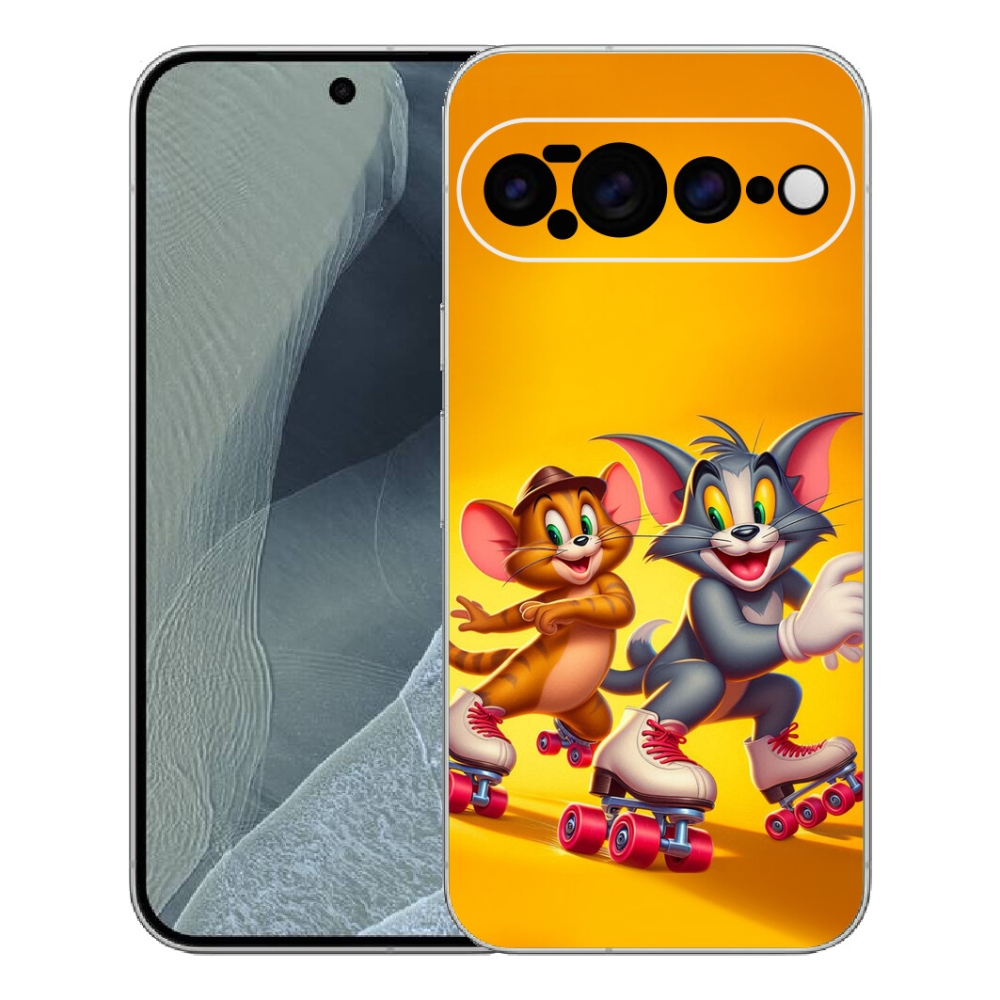 Gelový kryt mmCase na Google Pixel 11 Pro XL - tom a jerry