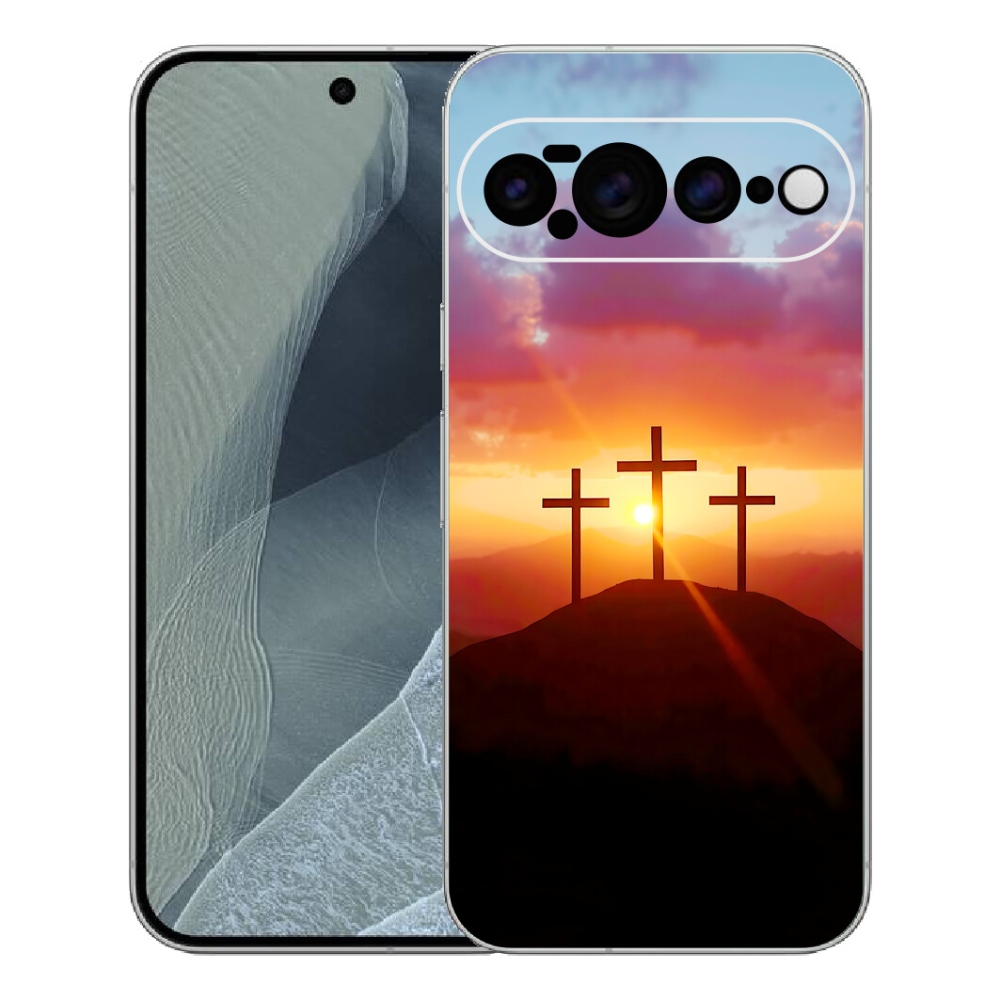 Gelový kryt mmCase na Google Pixel 11 Pro XL - tři kříže