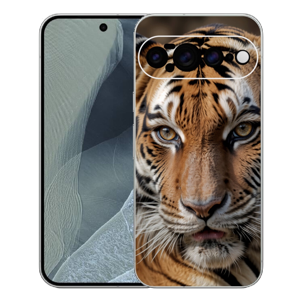 Gelový kryt mmCase na Google Pixel 11 Pro XL - tygří pohled