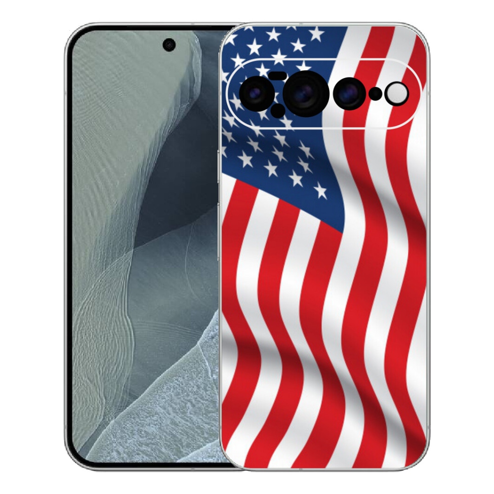 Gelový kryt mmCase na Google Pixel 11 Pro XL - USA vlajka
