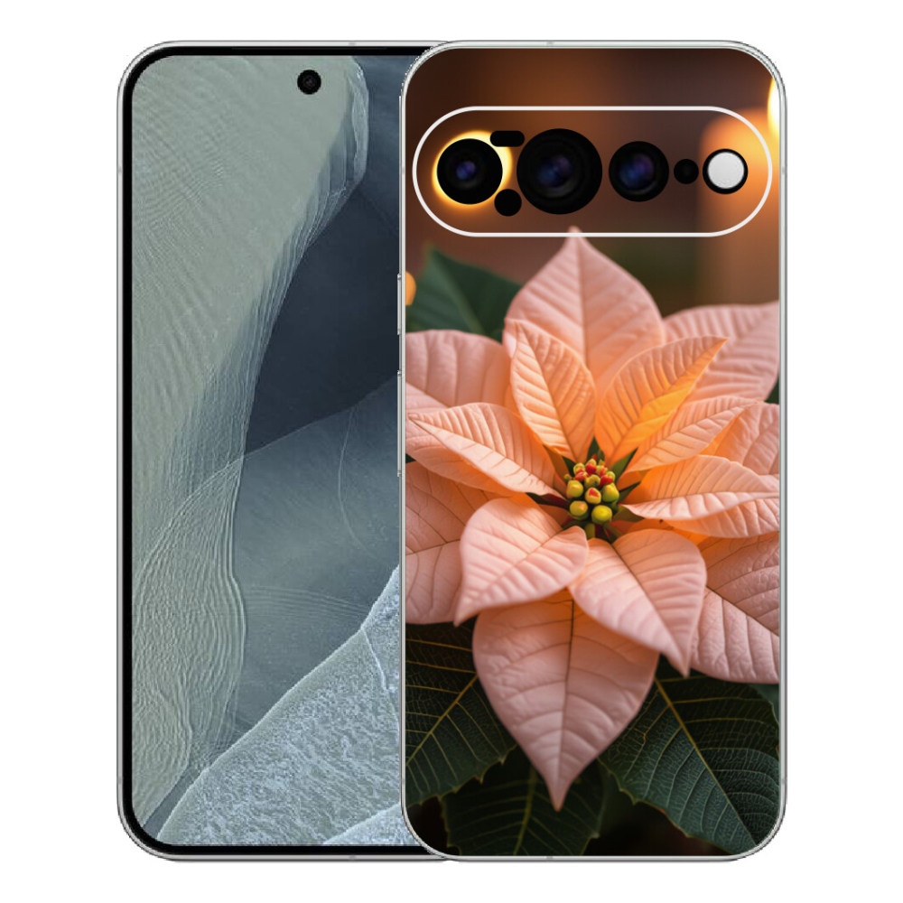 Gelový kryt mmCase na Google Pixel 11 Pro XL - vánoční hvězda