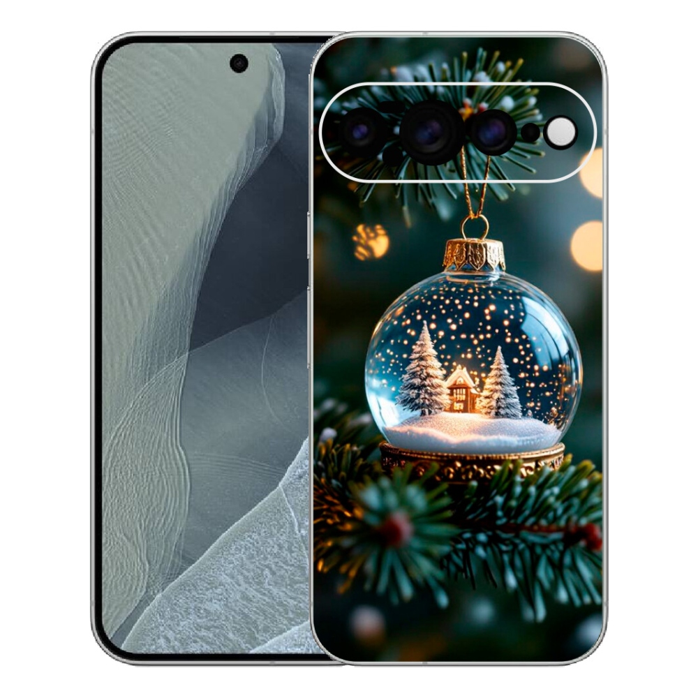 Gelový kryt mmCase na Google Pixel 11 Pro XL - vánoční koule 2