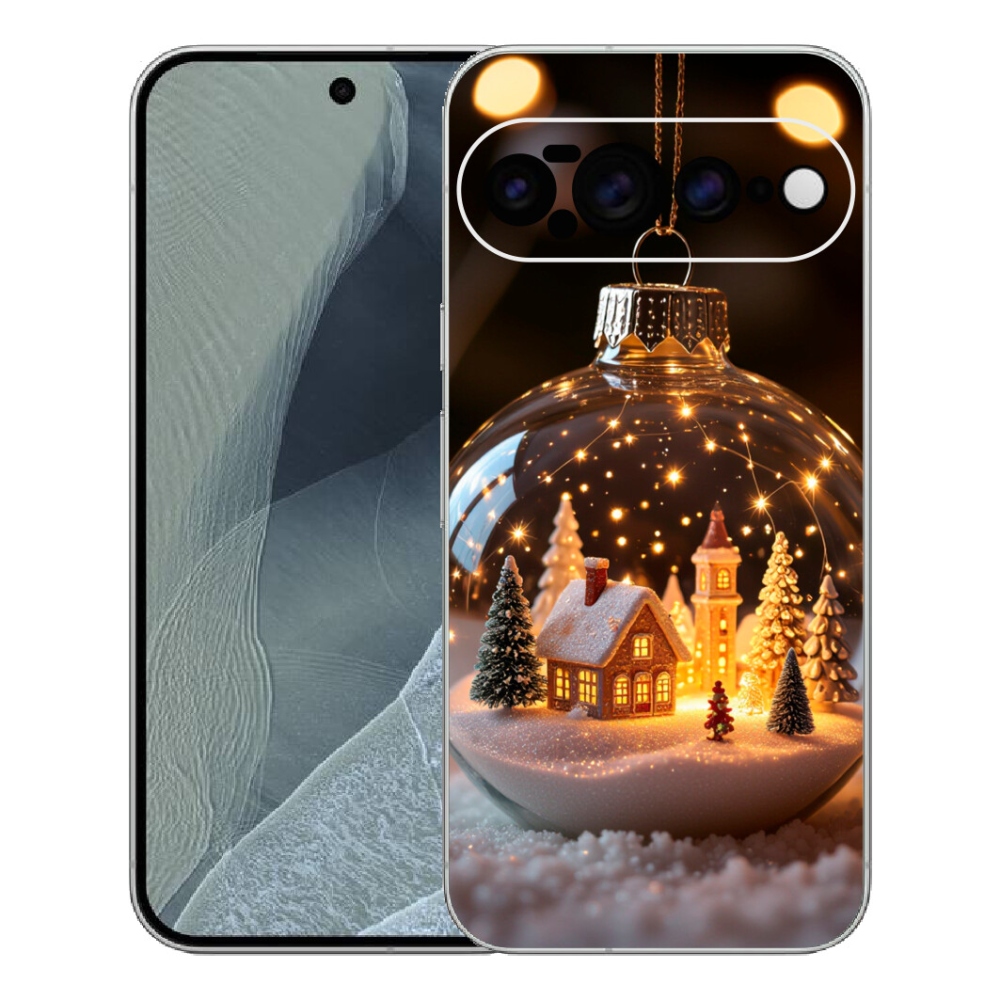 Gelový kryt mmCase na Google Pixel 11 Pro XL - vánoční koule 3