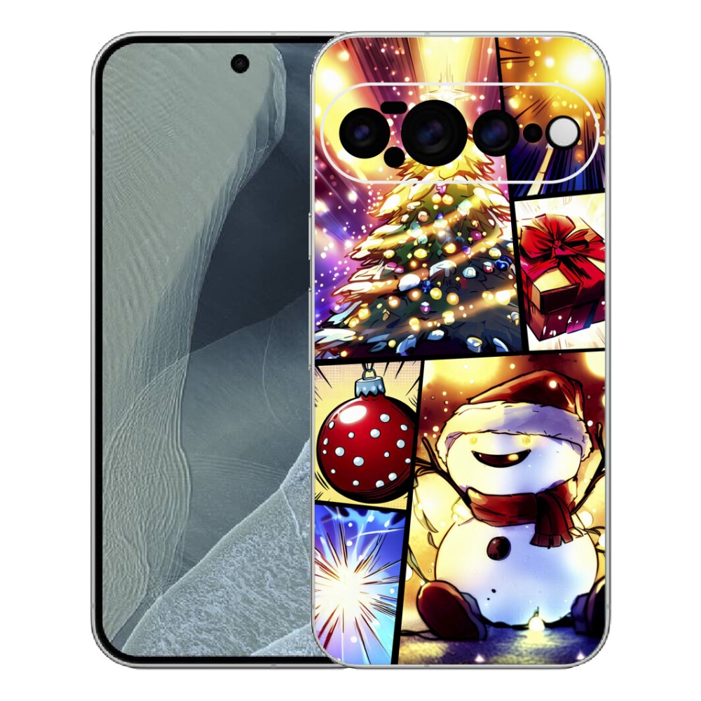Gelový kryt mmCase na Google Pixel 11 Pro XL - vánoční motivy 1