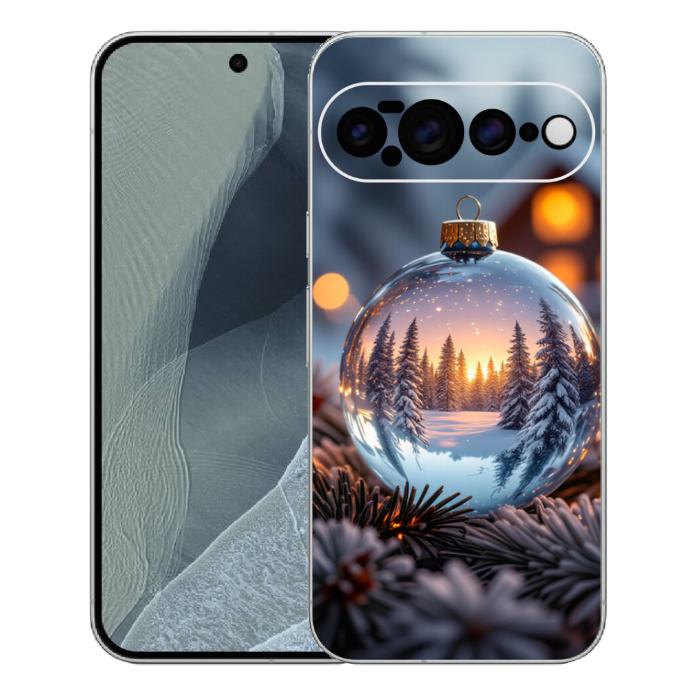 Gelový kryt mmCase na Google Pixel 11 Pro XL - vánoční ozdoba