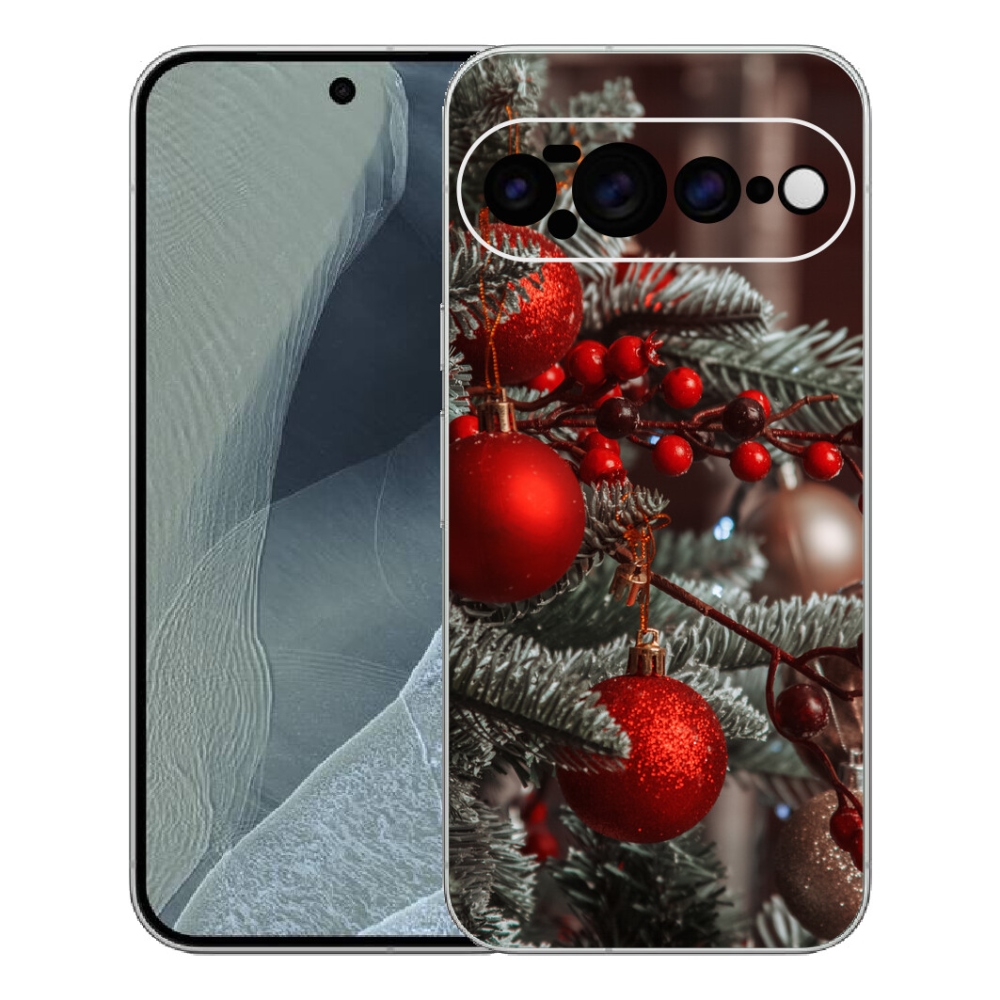 Gelový kryt mmCase na Google Pixel 11 Pro XL - vánoční ozdoby 2