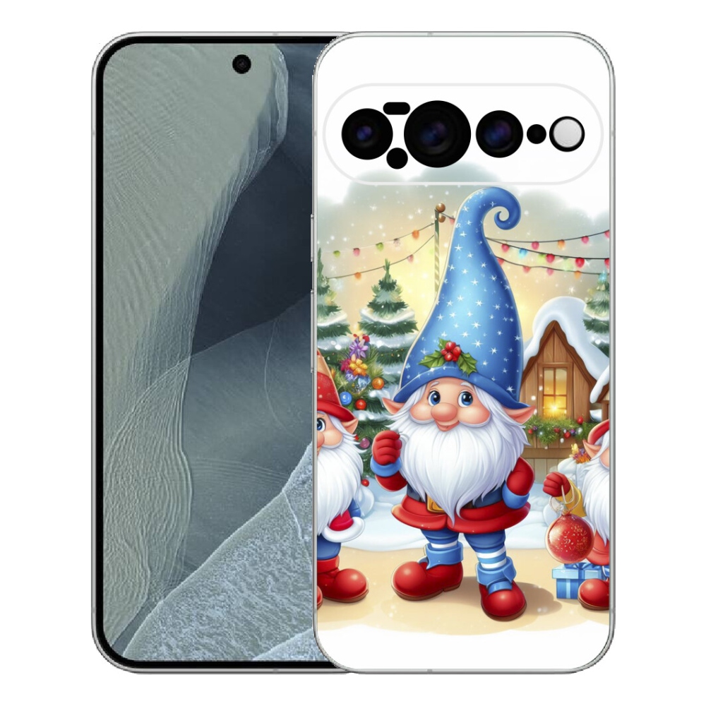 Gelový kryt mmCase na Google Pixel 11 Pro XL - vánoční skřítci