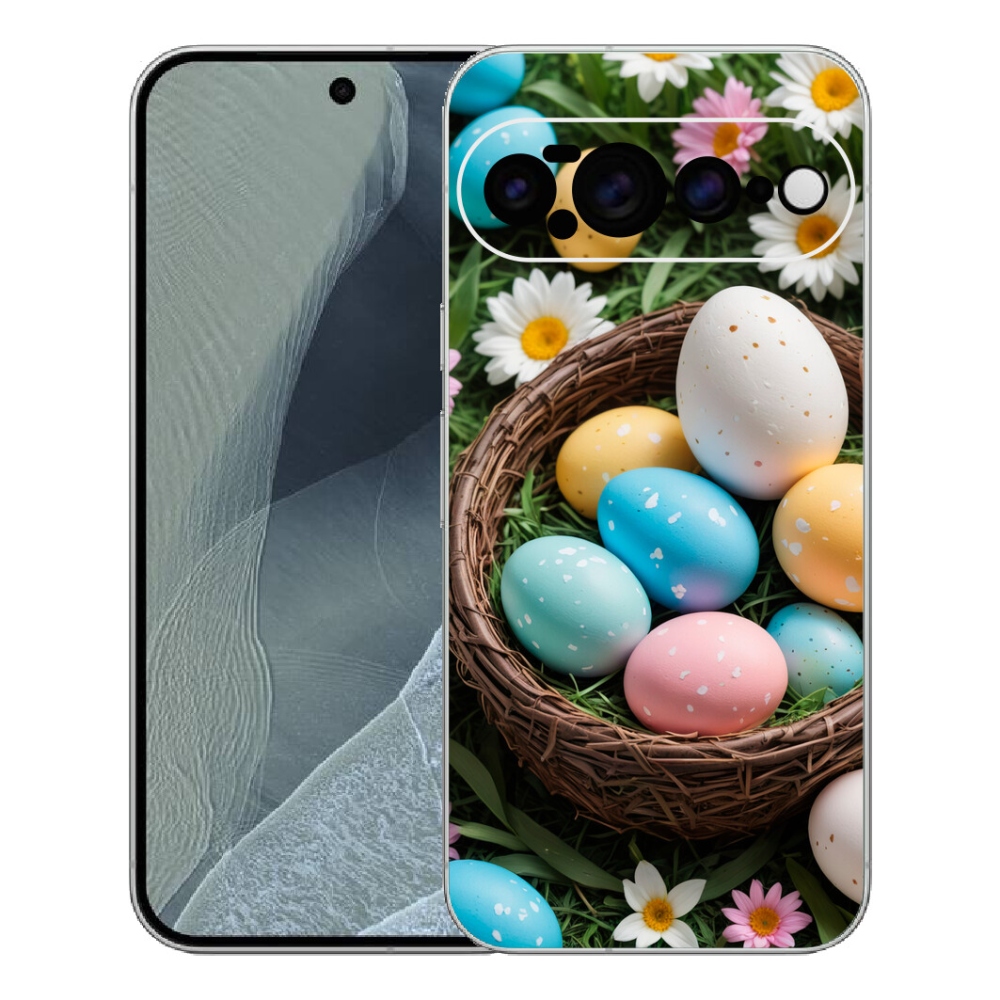Gelový kryt mmCase na Google Pixel 11 Pro XL - velikonoční vajíčka 2