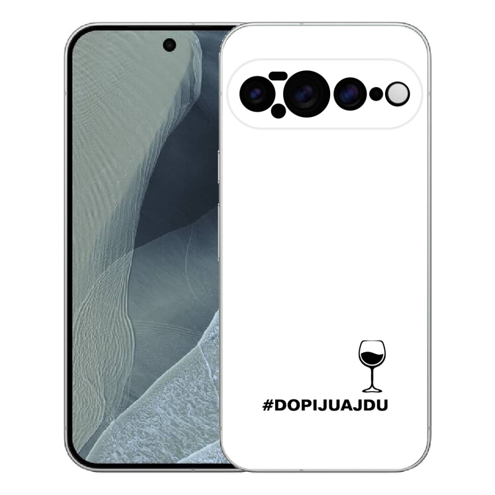 Gelový kryt mmCase na Google Pixel 11 Pro XL - vinný motiv bílé pozadí