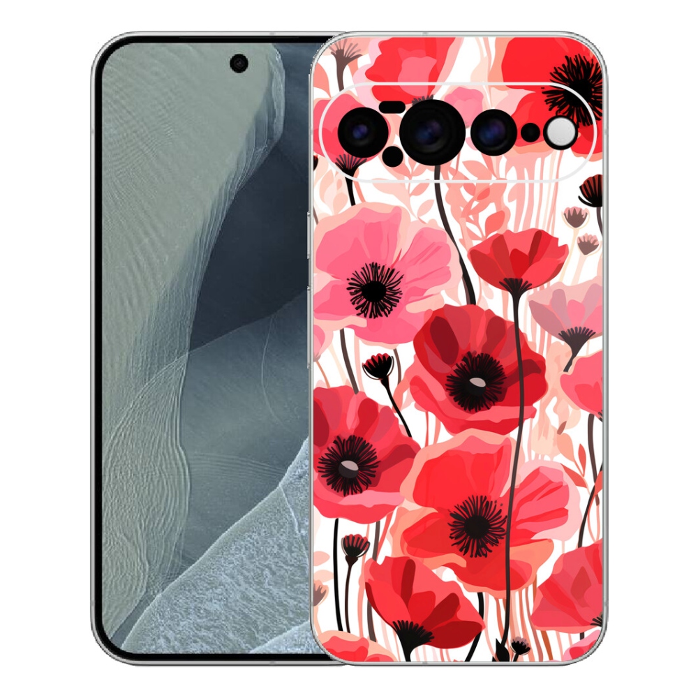 Gelový kryt mmCase na Google Pixel 11 Pro XL - vlčí mák 1