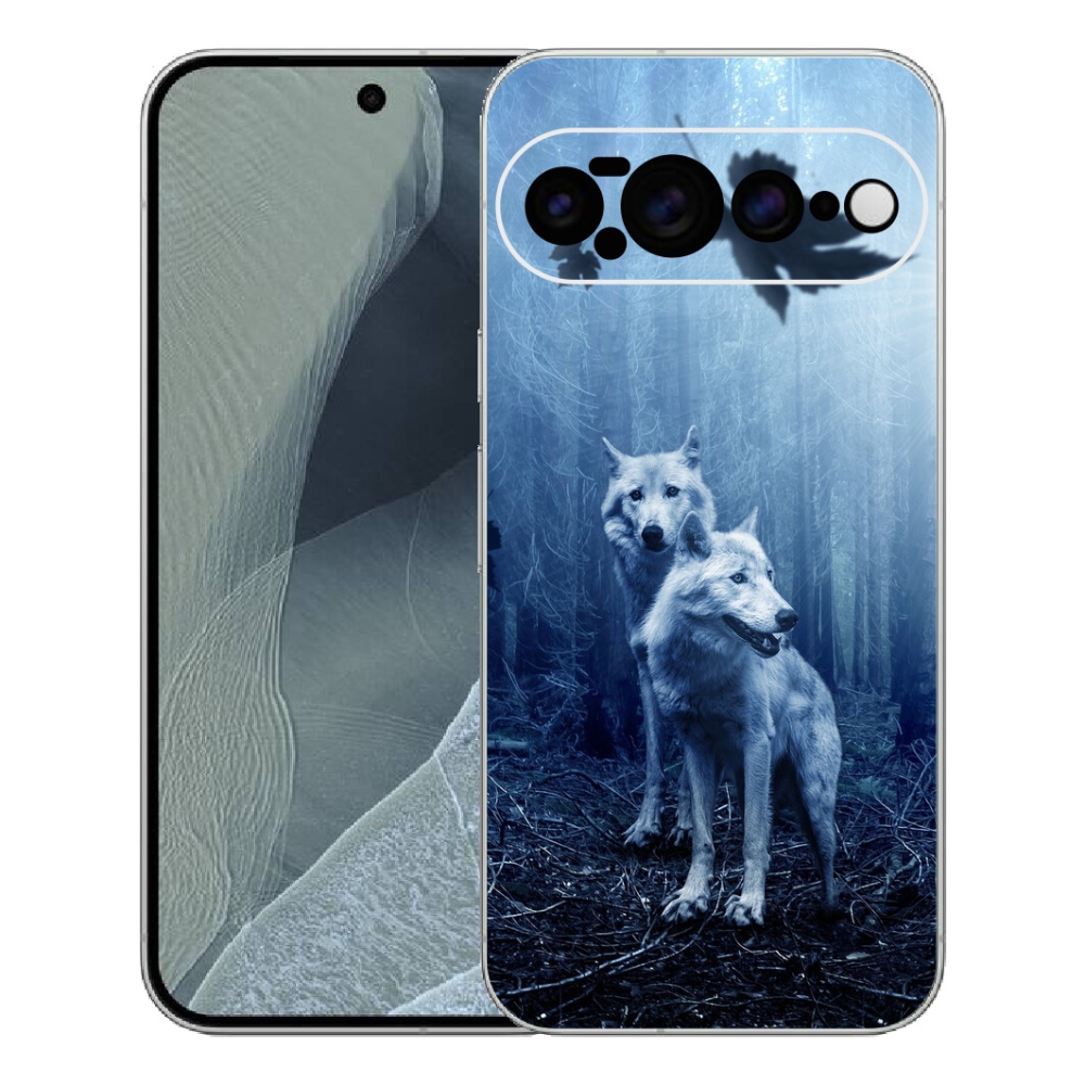 Gelový kryt mmCase na Google Pixel 11 Pro XL - vlci v lese