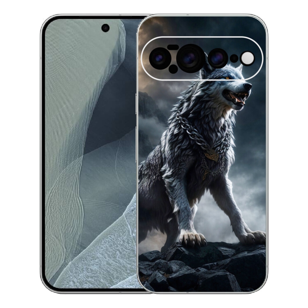 Gelový kryt mmCase na Google Pixel 11 Pro XL - vlk 1