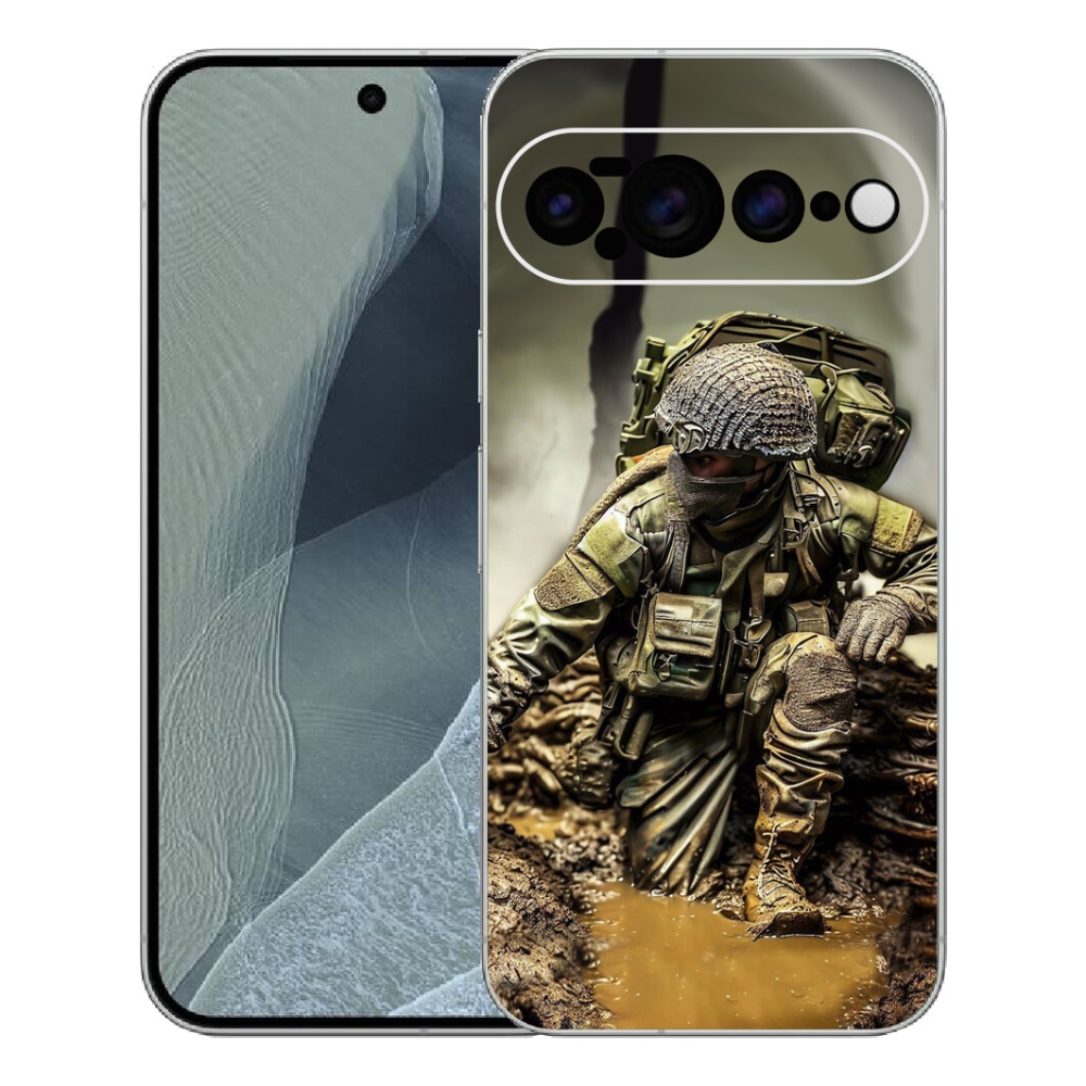 Gelový kryt mmCase na Google Pixel 11 Pro XL - voják