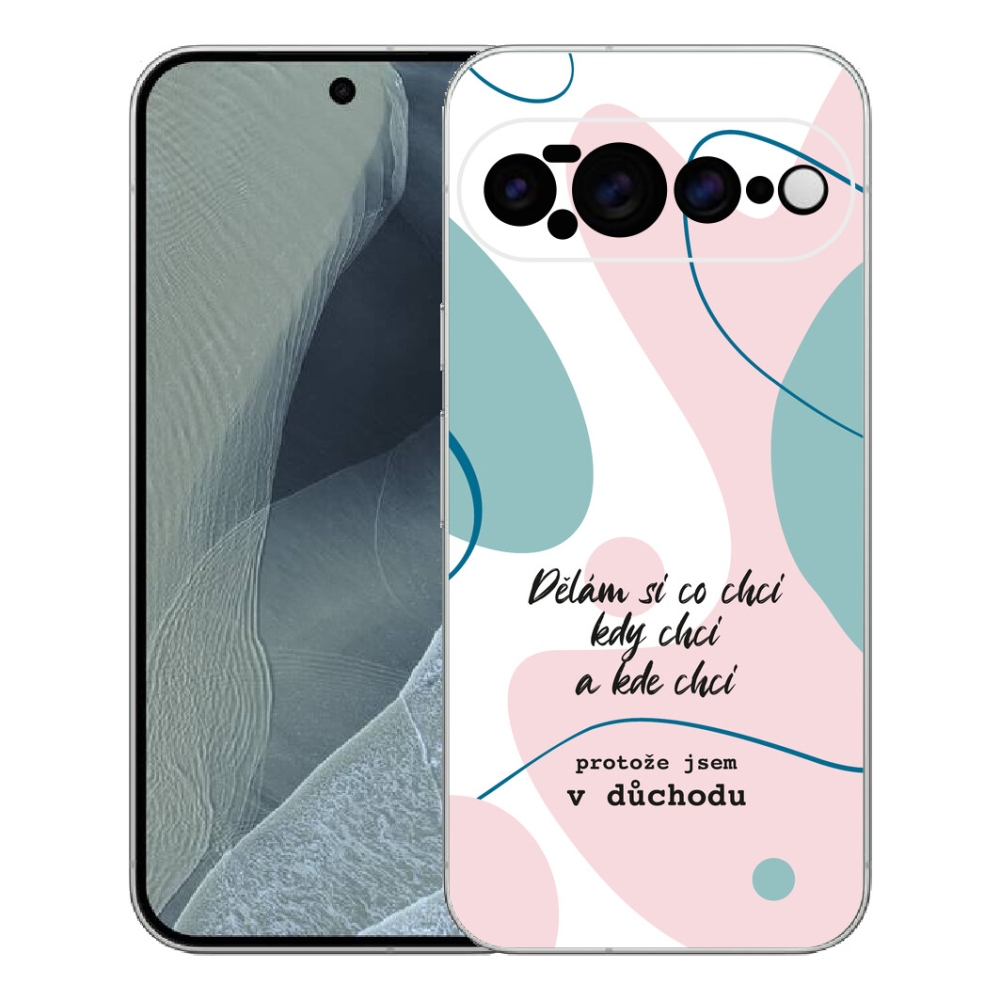 Gelový kryt mmCase na Google Pixel 11 Pro XL - vtipný text 10 bílé pozadí