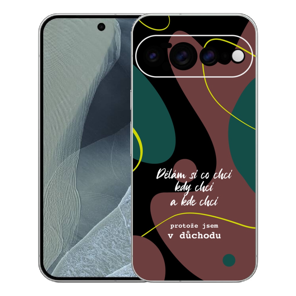 Gelový kryt mmCase na Google Pixel 11 Pro XL - vtipný text 10 černé pozadí
