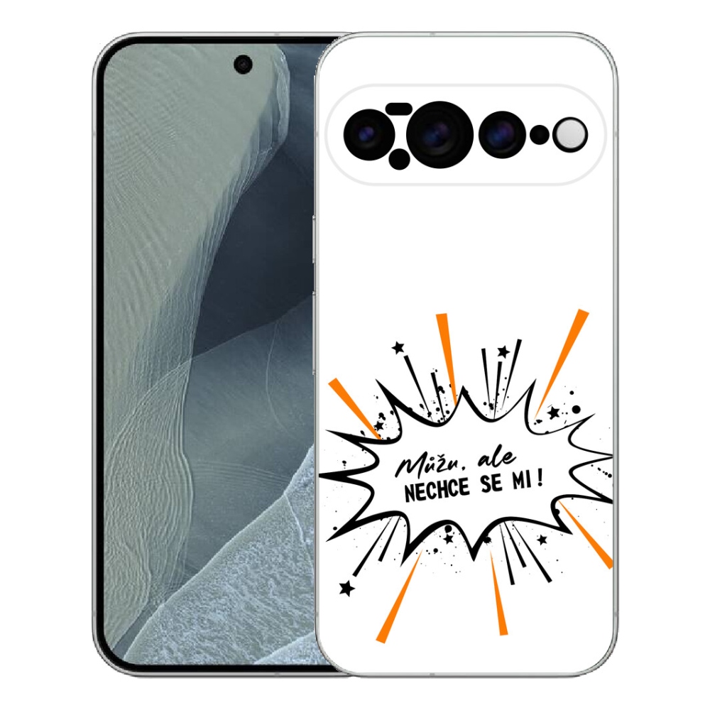 Gelový kryt mmCase na Google Pixel 11 Pro XL - vtipný text 11 bílé pozadí