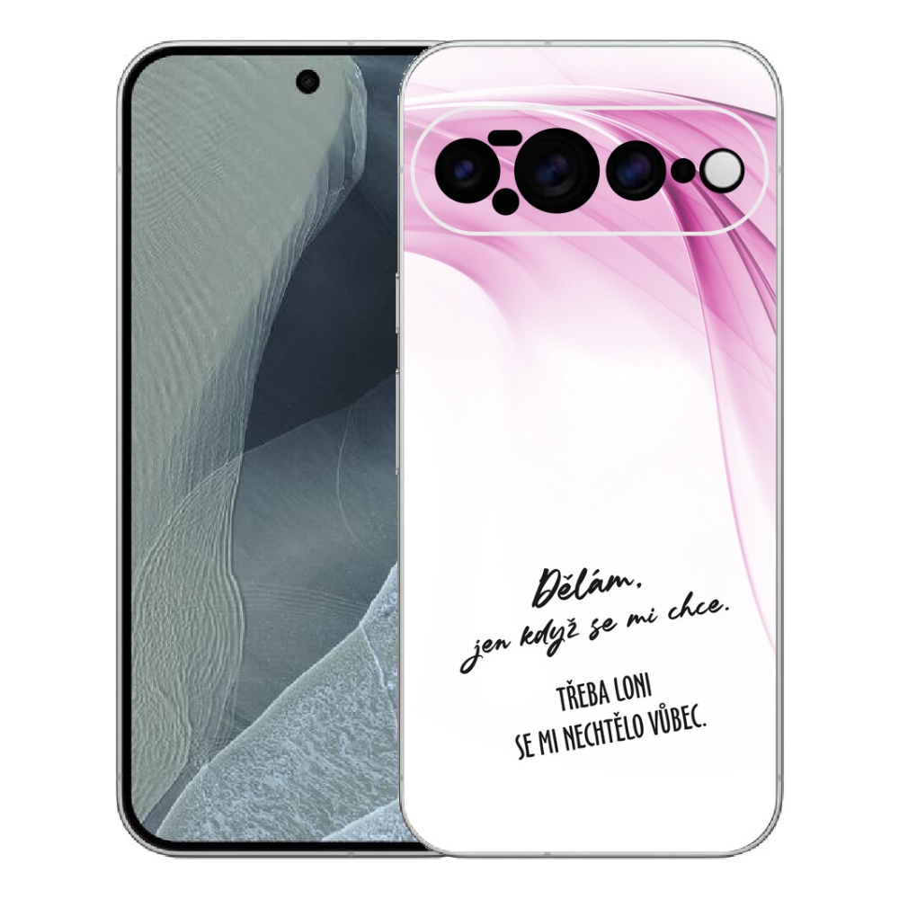 Gelový kryt mmCase na Google Pixel 11 Pro XL - vtipný text 12 bílé pozadí