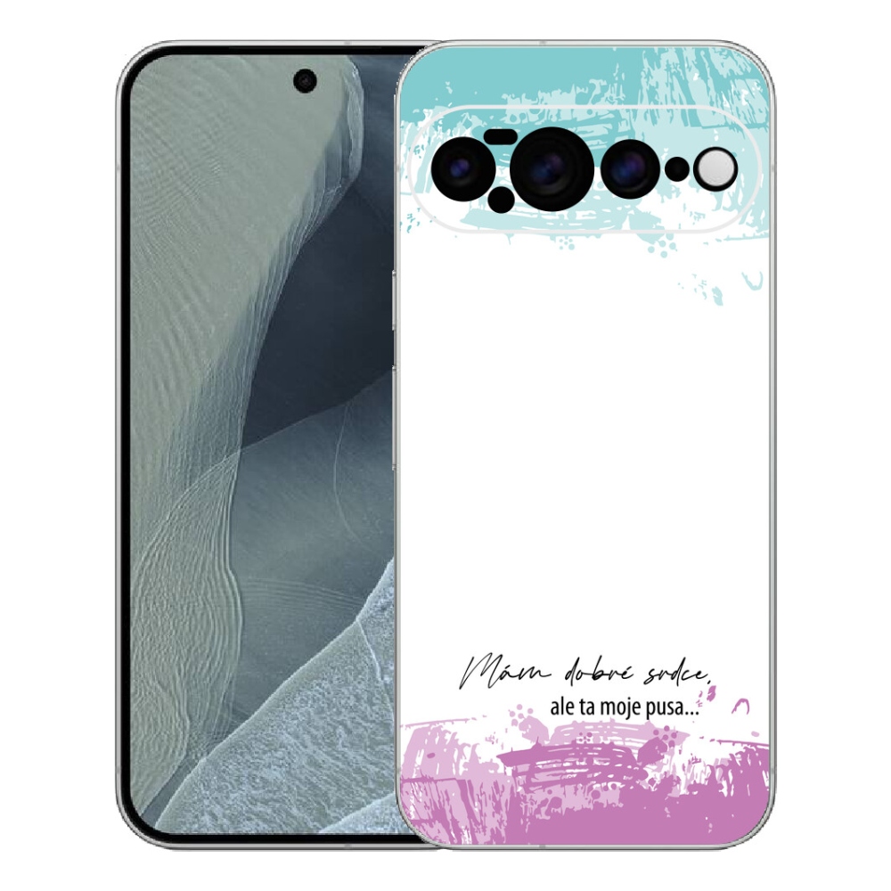 Gelový kryt mmCase na Google Pixel 11 Pro XL - vtipný text 3 bílé pozadí
