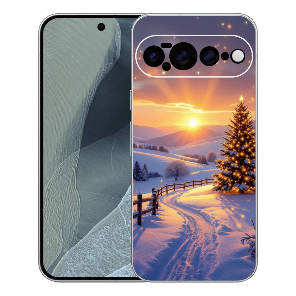 Gelový kryt mmCase na Google Pixel 11 Pro XL - zimní krajina