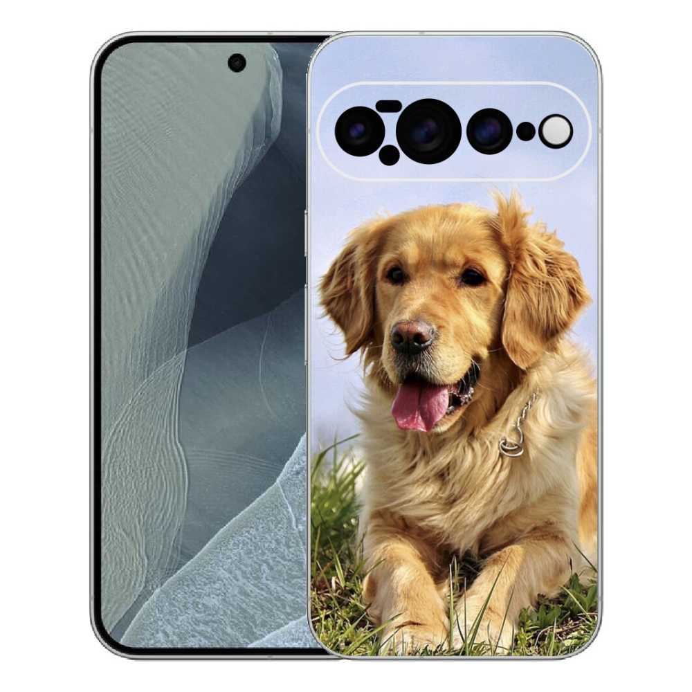 Gelový kryt mmCase na Google Pixel 11 Pro XL - zlatý retrívr