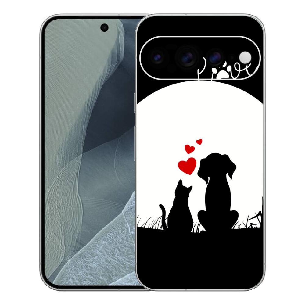 Gelový kryt mmCase na Google Pixel 11 Pro XL - zvířecí láska